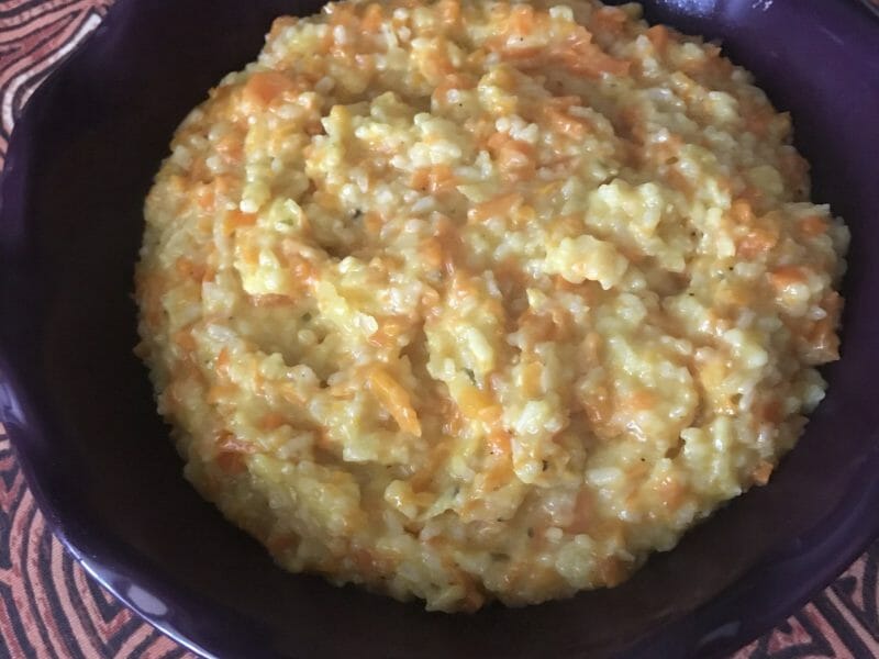Cliquez pour zoomer ! Risotto aux carottes et parmesan Thermomix par Miminefer
