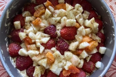 Cliquez pour zoomer ! Gâteau amandes et fruits rouges Thermomix par Miminefer