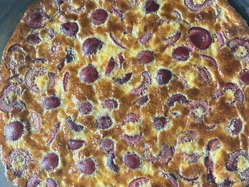 Cliquez pour zoomer ! Clafoutis aux cerises Thermomix par Miminefer