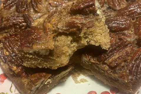 Cliquez pour zoomer ! Carrés pécan et sirop d’érable Thermomix par Miminefer