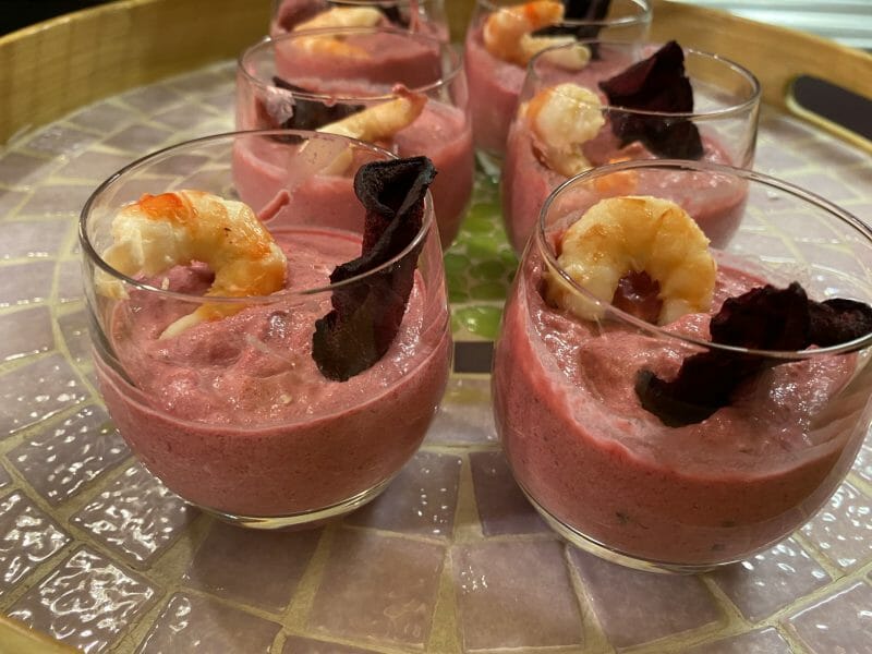 Cliquez pour zoomer ! Verrines de betterave Thermomix par Miminefer