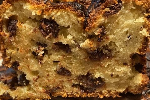 Cliquez pour zoomer ! Cake à la ricotta et aux pépites de chocolat Thermomix par Miminefer
