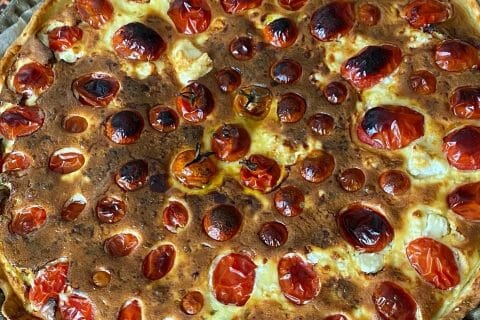 Cliquez pour zoomer ! Quiche poulet et tomates cerises Thermomix par Miminefer