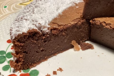 Cliquez pour zoomer ! Fondant à la crème de marron et au chocolat Thermomix par Miminefer
