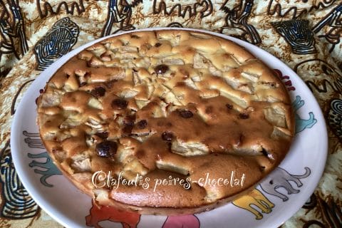 Cliquez pour zoomer ! Clafoutis aux poires et aux raisins secs Thermomix par Miminefer