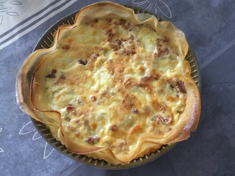 Cliquez pour zoomer ! Quiche lorraine Thermomix par Miminefer