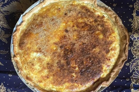 Cliquez pour zoomer ! Quiche poireaux et saumon Thermomix par Miminefer
