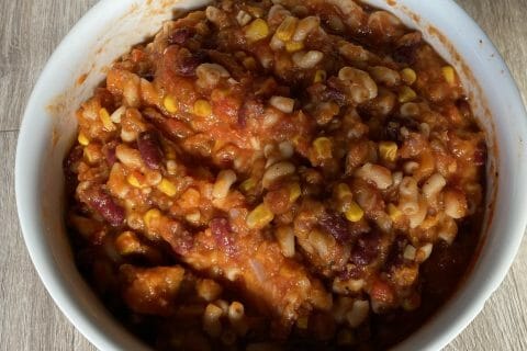 Cliquez pour zoomer ! Soupe aux haricots rouges et coquillettes Thermomix par Miminefer