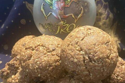 Cliquez pour zoomer ! Biscuits aux flocons d’avoine, cacahuètes et chocolat Thermomix par Miminefer