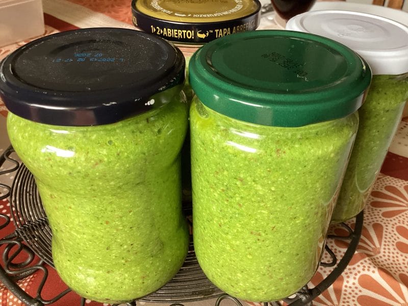 Cliquez pour zoomer ! Pesto aux fanes de radis Thermomix par Miminefer