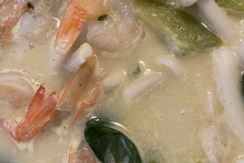 Cliquez pour zoomer ! Soupe thaï crevettes et lait de coco Thermomix par Miminefer