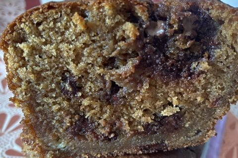 Cliquez pour zoomer ! Cake à la ricotta et aux pépites de chocolat Thermomix par Miminefer