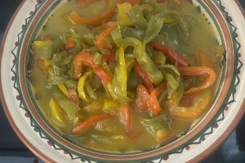 Cliquez pour zoomer ! Poivrons à l’aigre-douce Thermomix par Miminefer