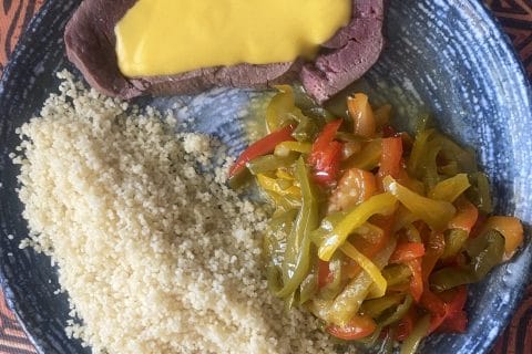 Cliquez pour zoomer ! Poivrons à l’aigre-douce Thermomix par Miminefer