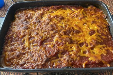 Cliquez pour zoomer ! Aubergines à la parmesane Thermomix par Miminefer