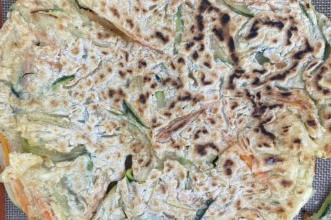 Cliquez pour zoomer ! Yachaejeon – Pancakes de légumes coréens Thermomix par Miminefer