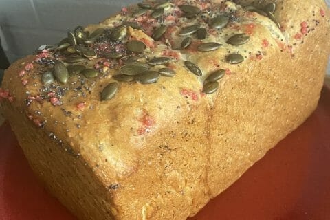 Cliquez pour zoomer ! Pain de mie aux blancs d’oeufs et aux graines de céréales Thermomix par Miminefer