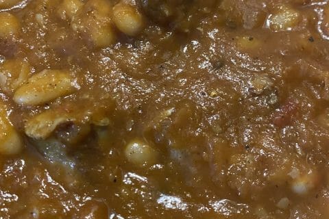 Cliquez pour zoomer ! Tajine de haricots lingots blancs Thermomix par Miminefer