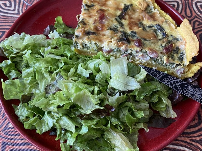 Cliquez pour zoomer ! Quiche aux fanes de radis Thermomix par Miminefer