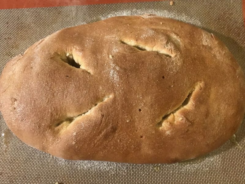 Cliquez pour zoomer ! Pompe de Noël à l’huile d’olive Thermomix par Miminefer