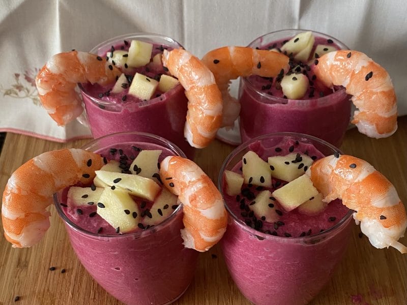 Cliquez pour zoomer ! Gaspacho de betterave et pomme Thermomix par Miminefer