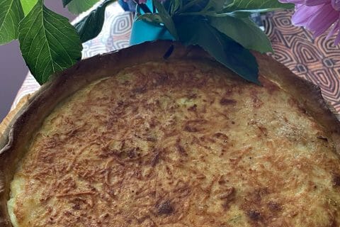 Cliquez pour zoomer ! Quiche poireaux et saumon Thermomix par Miminefer