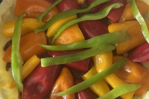 Cliquez pour zoomer ! Quiche poivrons et chorizo Thermomix par Miminefer