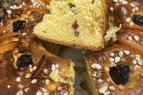 Cliquez pour zoomer ! Brioche mascarpone et fruits confits Thermomix par Miminefer