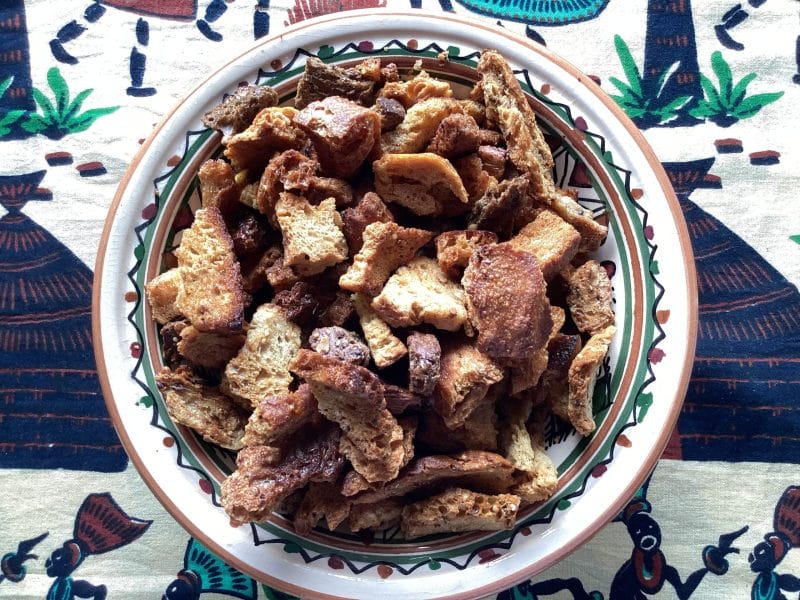 Cliquez pour zoomer ! Croutons à l’ail Thermomix par Miminefer