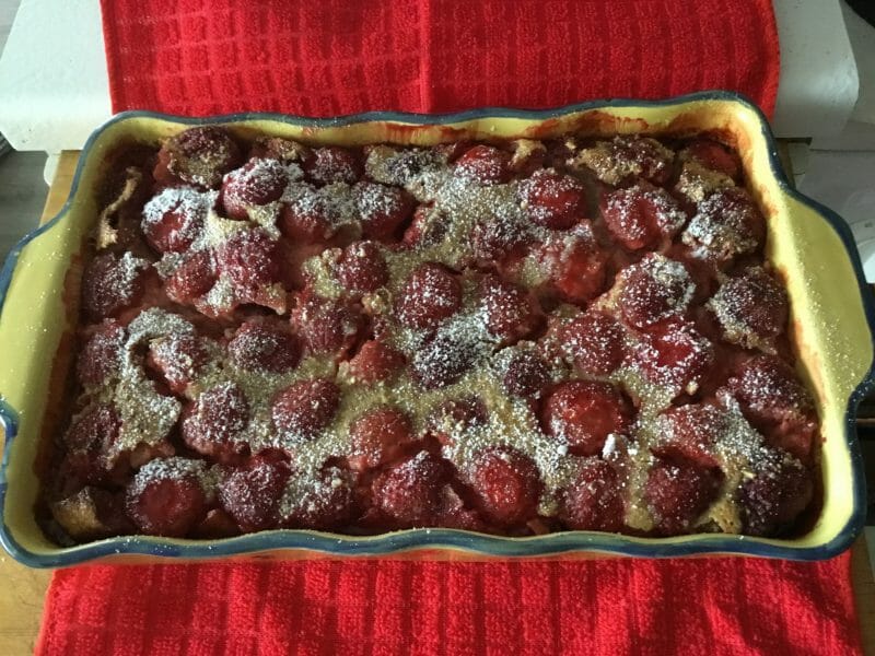 Cliquez pour zoomer ! Clafoutis aux fraises Thermomix par Miminefer