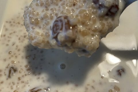 Cliquez pour zoomer ! Gâteau de semoule aux raisins secs Thermomix par Miminefer