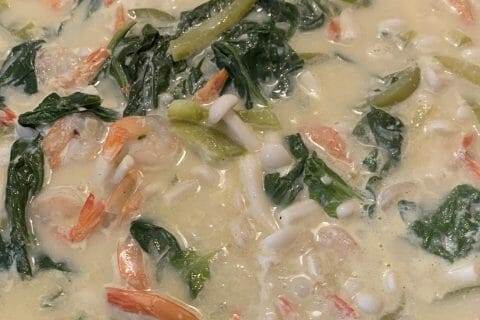 Cliquez pour zoomer ! Soupe thaï crevettes et lait de coco Thermomix par Miminefer