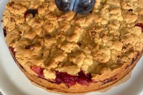 Cliquez pour zoomer ! Crumb cake aux prunes Thermomix par Miminefer