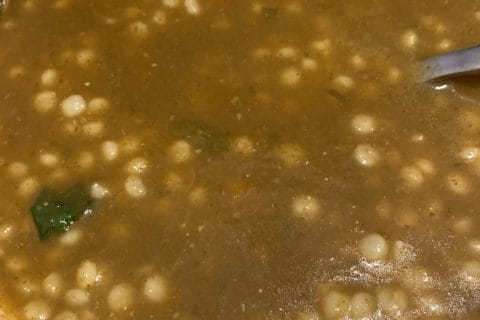 Cliquez pour zoomer ! Hsouwa Soupe Marocaine aux céleri branches et semoule d’orge Thermomix par Miminefer