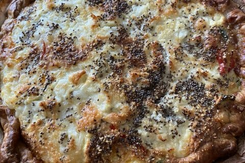 Cliquez pour zoomer ! Quiche poivrons et courgettes Thermomix par Miminefer