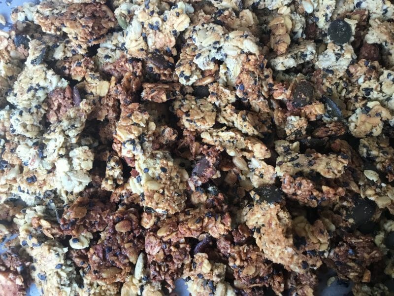 Cliquez pour zoomer ! Granola salé Thermomix par Miminefer
