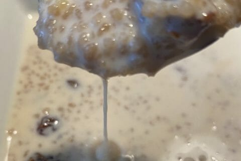 Cliquez pour zoomer ! Gâteau de semoule aux raisins secs Thermomix par Miminefer