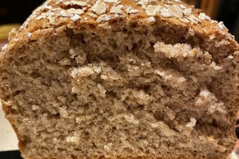 Cliquez pour zoomer ! Pain aux flocons d’avoine et au miel Thermomix par Miminefer