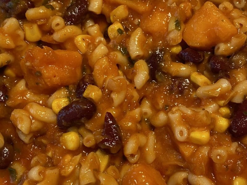 Cliquez pour zoomer ! Soupe aux haricots rouges et coquillettes Thermomix par Miminefer