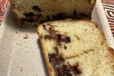 Cliquez pour zoomer ! Plum cake aux pépites de chocolat Thermomix par Miminefer