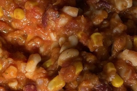 Cliquez pour zoomer ! Soupe aux haricots rouges et coquillettes Thermomix par Miminefer