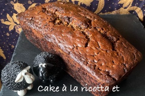 Cliquez pour zoomer ! Cake à la ricotta et aux pépites de chocolat Thermomix par Miminefer