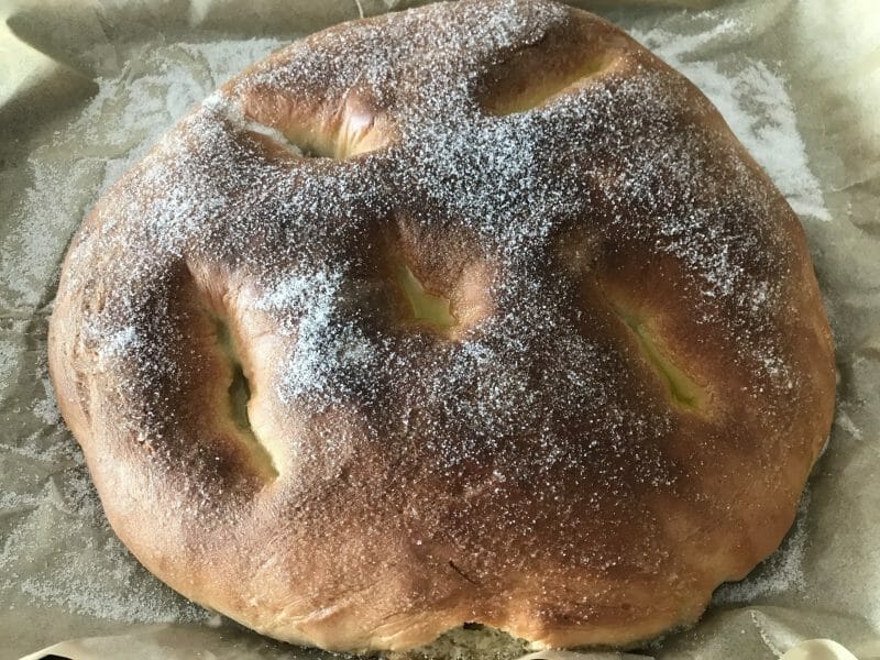 Cliquez pour zoomer ! Pompe de Noël à l’huile d’olive Thermomix par Miminefer