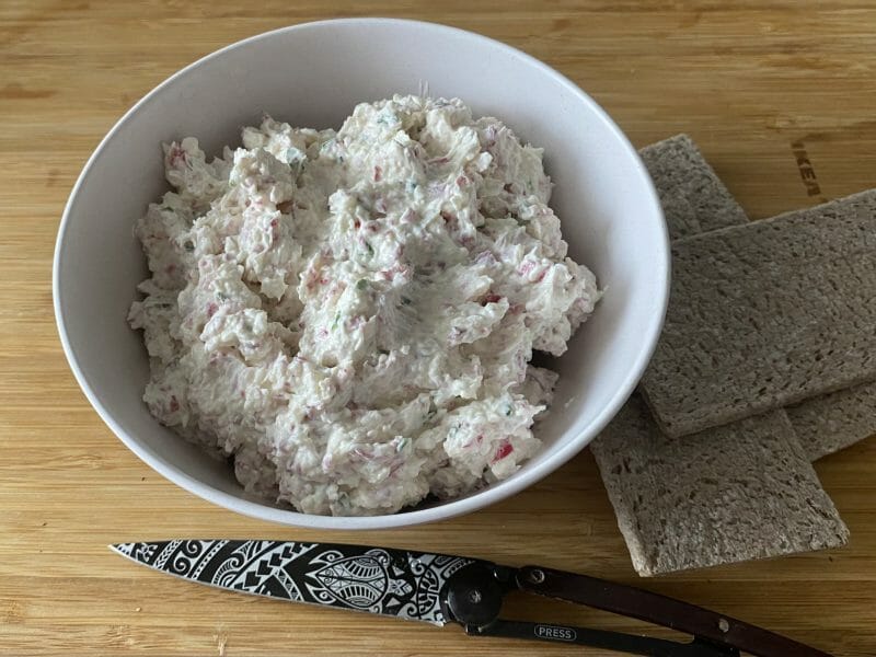 Cliquez pour zoomer ! Rillettes de radis roses au cheese cream Thermomix par Miminefer