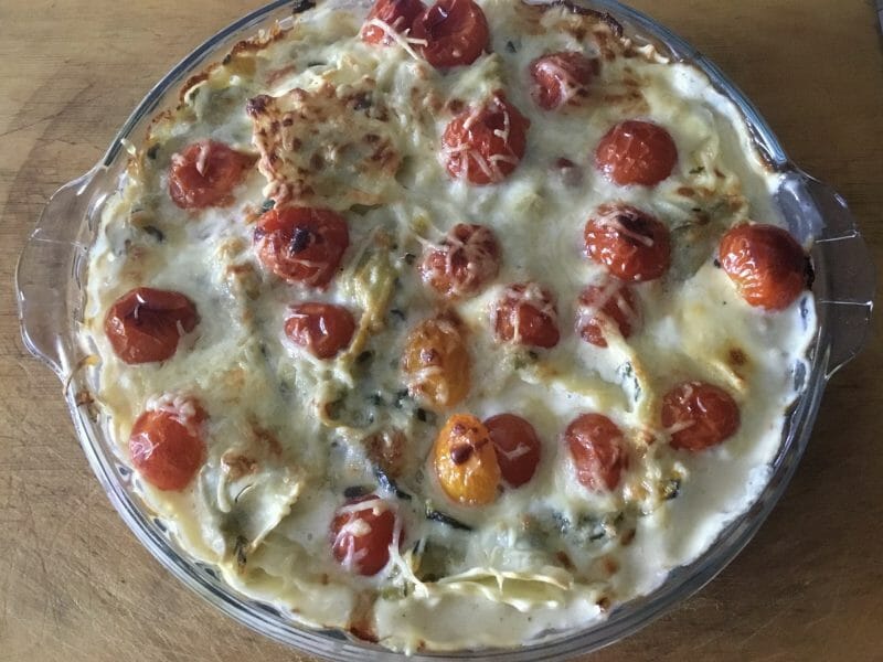 Cliquez pour zoomer ! Gratin de ravioles aux courgettes Thermomix par Miminefer