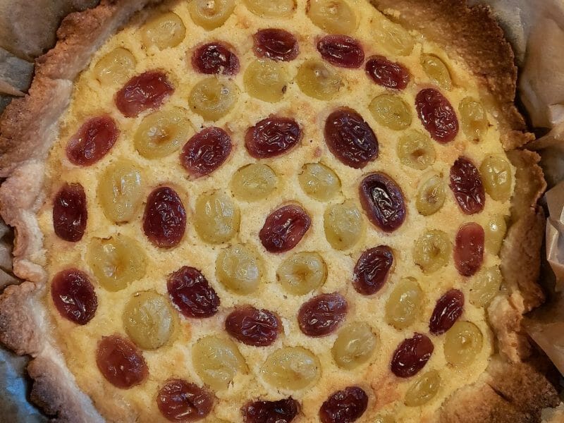 Cliquez pour zoomer ! Tarte aux raisins Thermomix par clivia