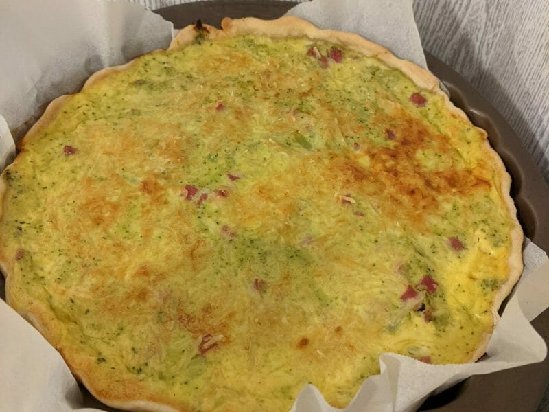 Cliquez pour zoomer ! Quiche au brocoli et jambon Thermomix par melodie8517