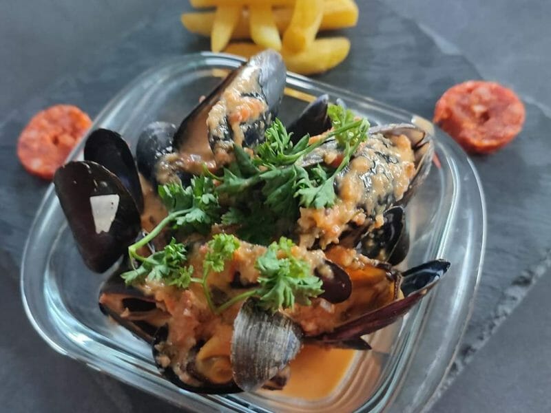 Cliquez pour zoomer ! Moules sauce chorizo Thermomix par jennifer66600