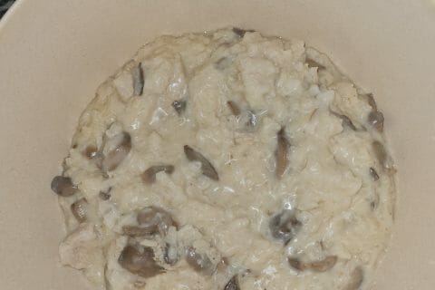 Cliquez pour zoomer ! Risotto poulet et champignons Thermomix par laetitia_508