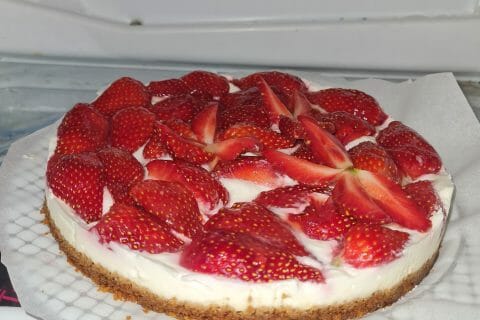 Cliquez pour zoomer ! Tarte aux fraises sans cuisson Thermomix par laetitia_508